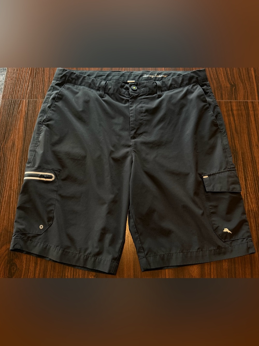 Tommy Bahama Black Men's Cargo Shorts